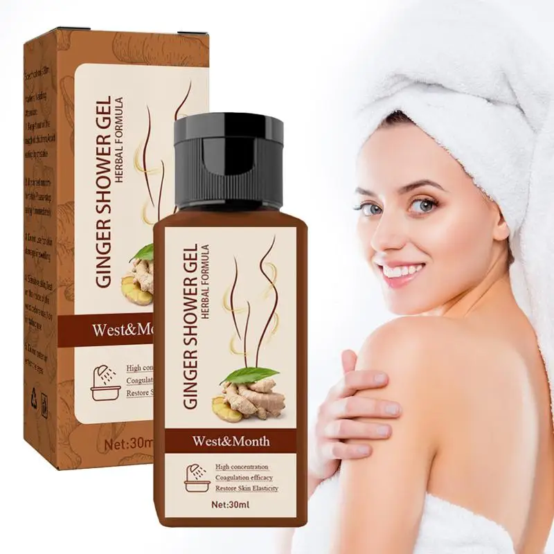 

Lymphatic Drainage Ginger Shower Gel Balanced Body Wash Natural Ginger Shower Gel For Neck Armpit Anti Swelling Removes Lymph