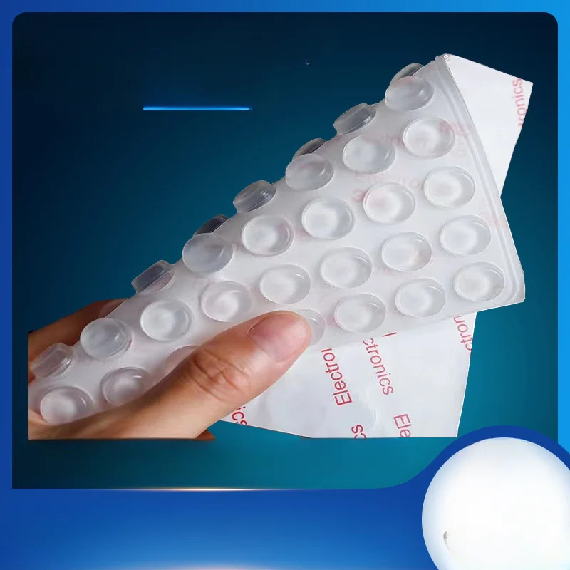 

Силиконовая накладка на дверь с зернистой поверхностью 10-100, прозрачная резиновая кухонная Накладка для шкафа, самоклеящаяся Магнитная фурнитура для мебели