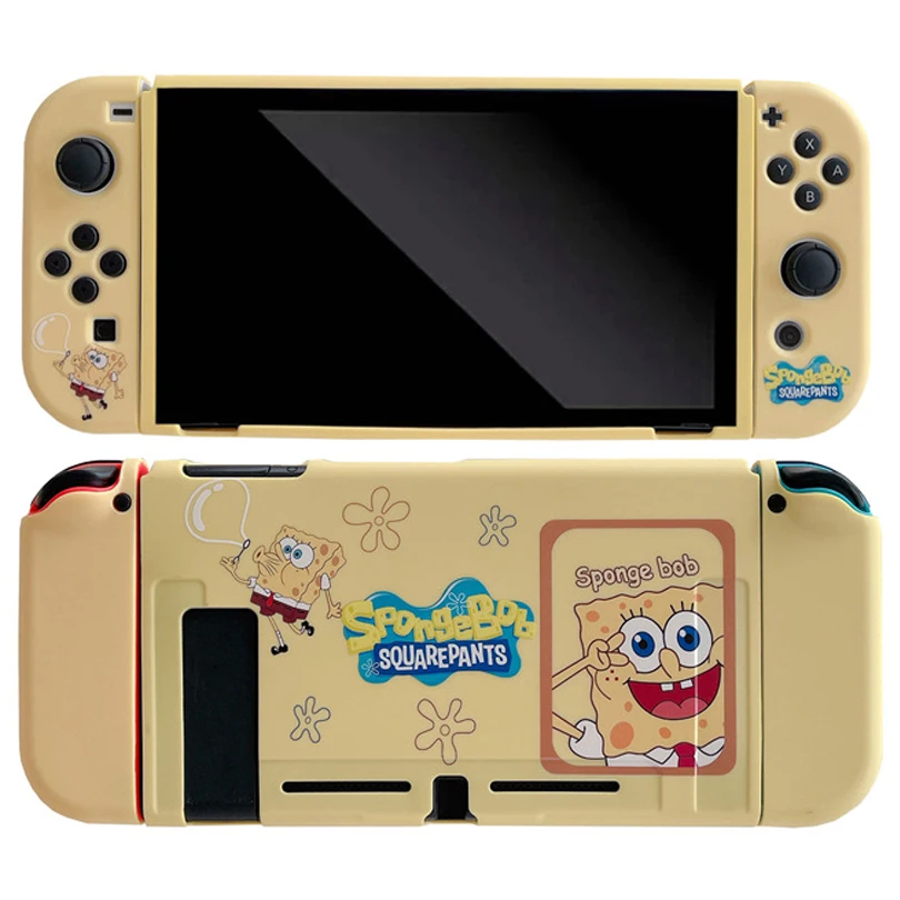 

Cartoon SpongeBob SquarePants Patrick Star Snail TPU Soft Case for Nintendo Switch Game Console Controller NS Gaming Accessories