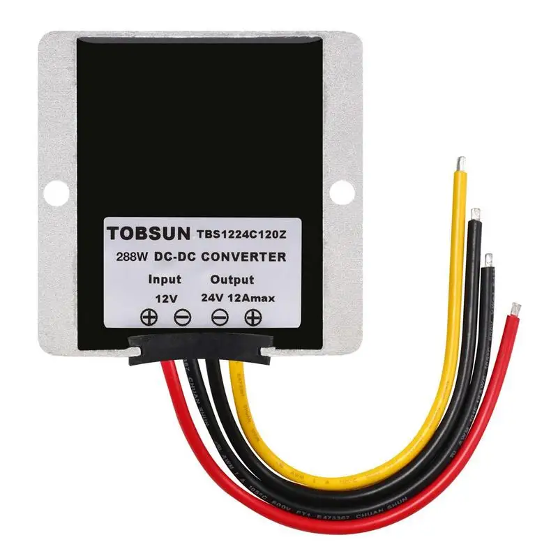 

12V Step Up To 24V Power Converters 360W Universal Voltage Accessories High Efficient Outlet For Vehicles TrucksSedans