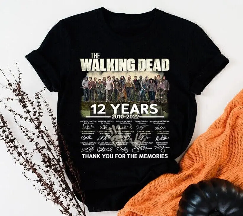 The Walking Dead 12 Years Anniversary In Wake Of A Zombie Apocalypse T-shirt