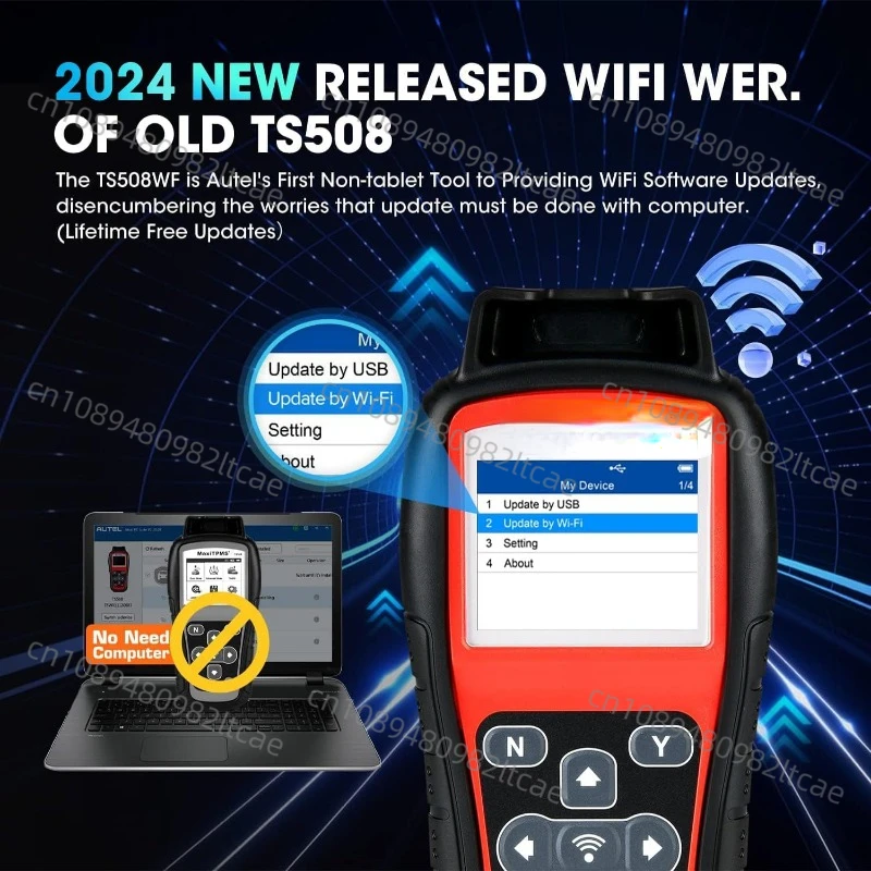 MaxiTPMS TS508WF Инструмент программирования TPMS 2024 новейшая версия Wi-Fi TS508 TS501 TS408 TS601