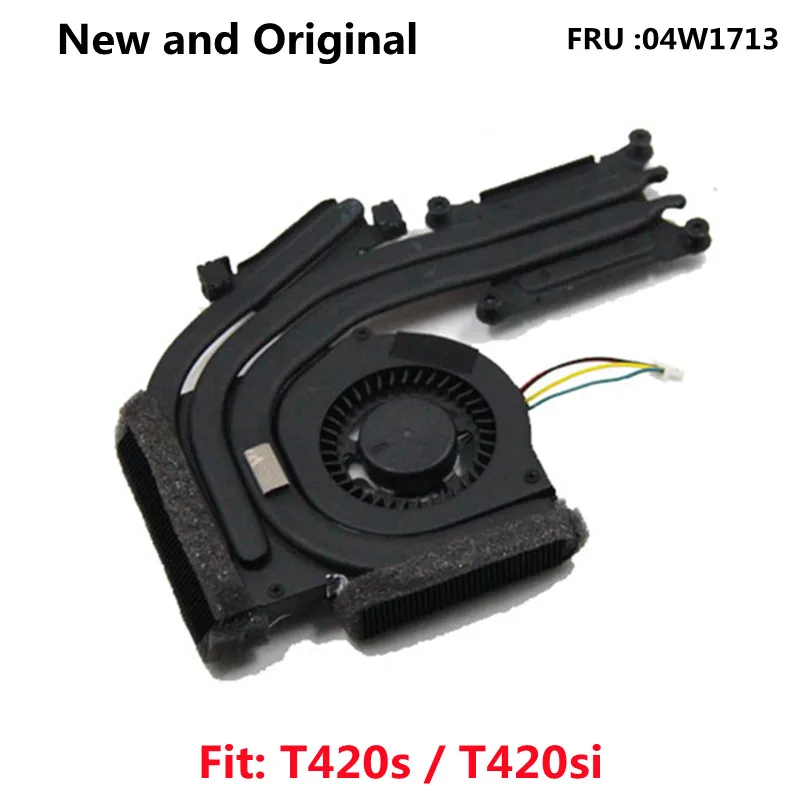 

New Original ASM CPU Cooling Fan Heatsink Radiator Cooler for Lenovo Thinkpad T420S T420Si Laptop FRU： 04W1713 04W0417