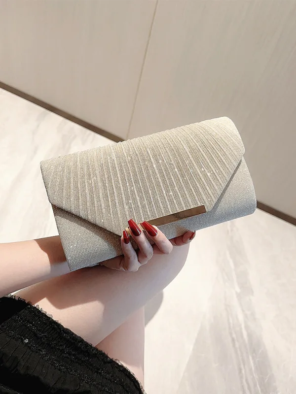 

Qyahlybz Fashion Ladies Dinner Clutch Bag Flip Square Bag Celebrity Party Banquet Bag Women's Evening Bags
