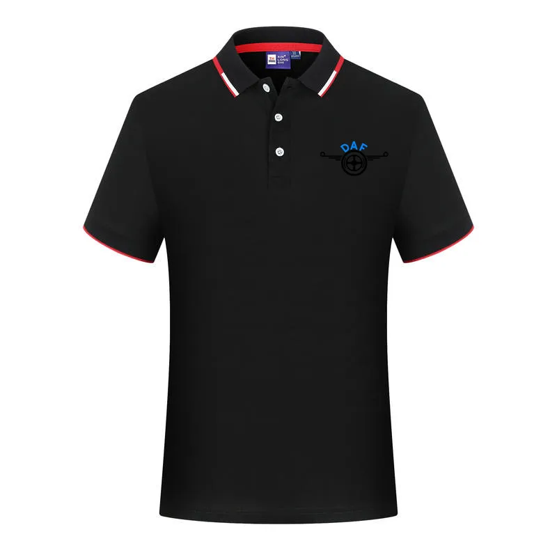 

Рубашка-поло мужская с коротким рукавом, модная однотонная деловая Повседневная дышащая эластичная короткая одежда, лето 2023