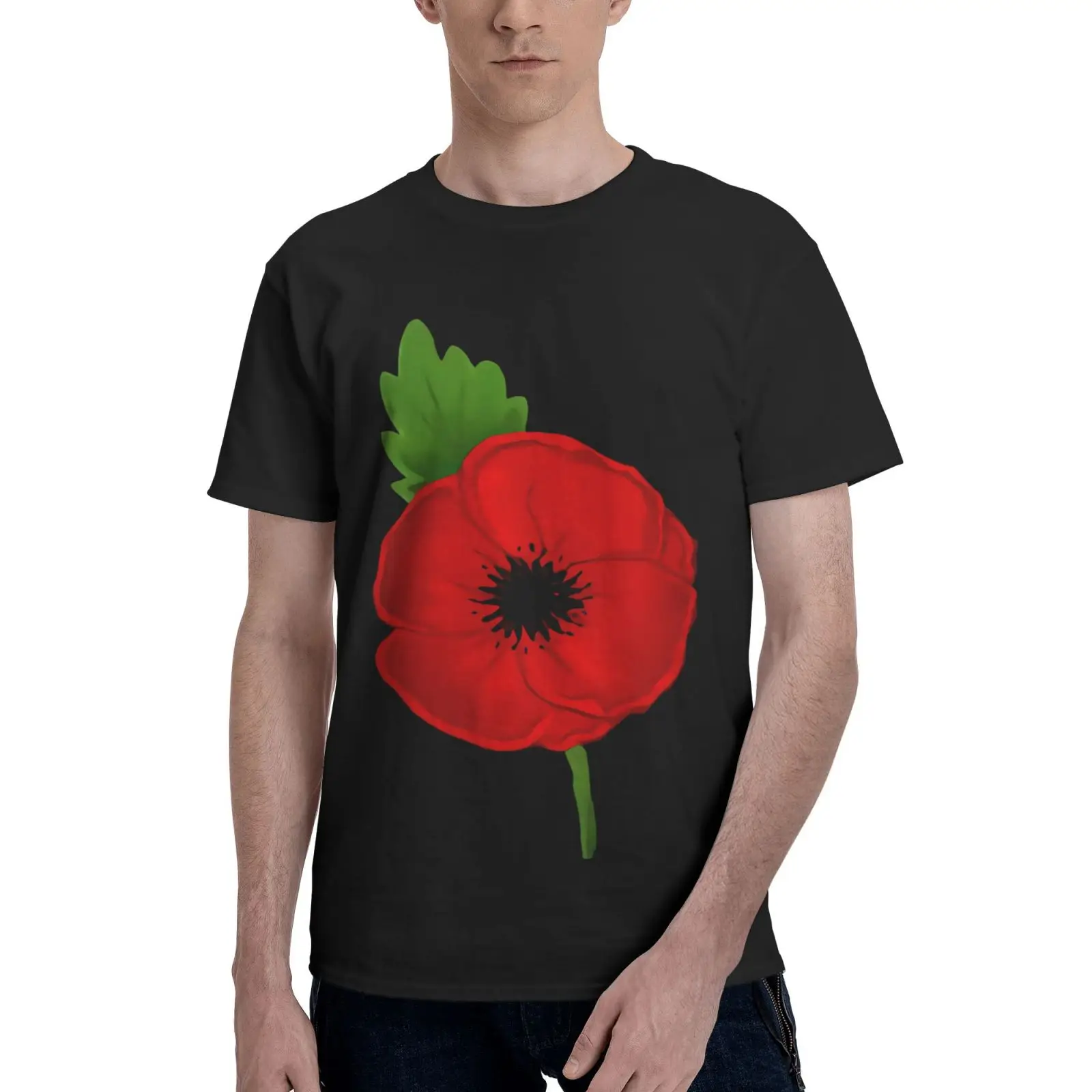 

Poppy Lest We Forget Remembrance Day Oversized T-Shirt T-Shirts Clothing Aesthetic Clothing Men's Shirt Clothing Shirt Vintage