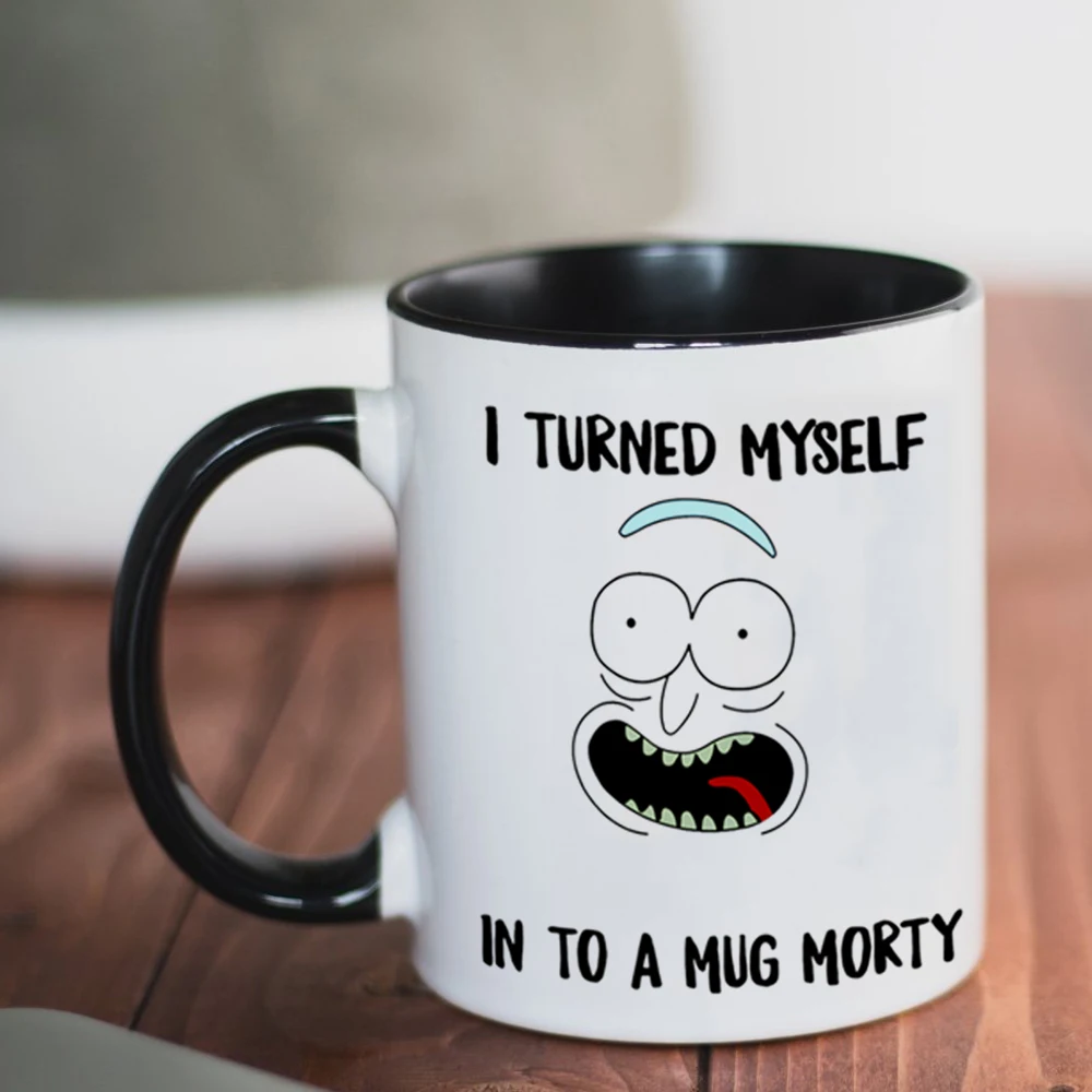 

I Turend Myself in to A Mug Coffee Mug 350ml Funny Creative Ceramic Mugs Coffee Cups