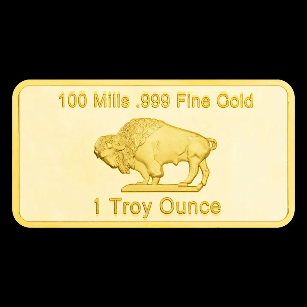 Коллекционные монеты из США Америки Баффало позолоченные сувенирные для бара