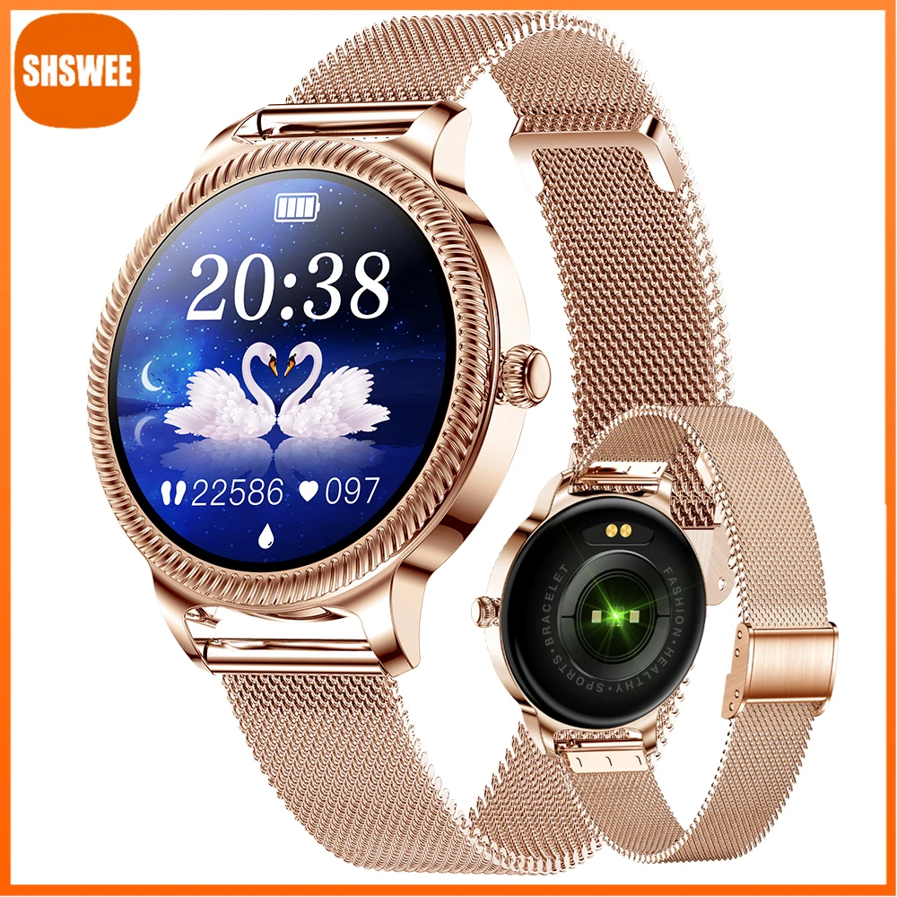 

For Xiaomi Smart Watch for Women IP68 Waterproof Sport Fitness Bracelet Heart Rate Women Smartwatch for IOS Android