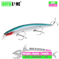 minnow fishing lure weights 23 24g 180mm floating isca artificial topwater baits pesca pike fish wobblers trolling tackle leurre