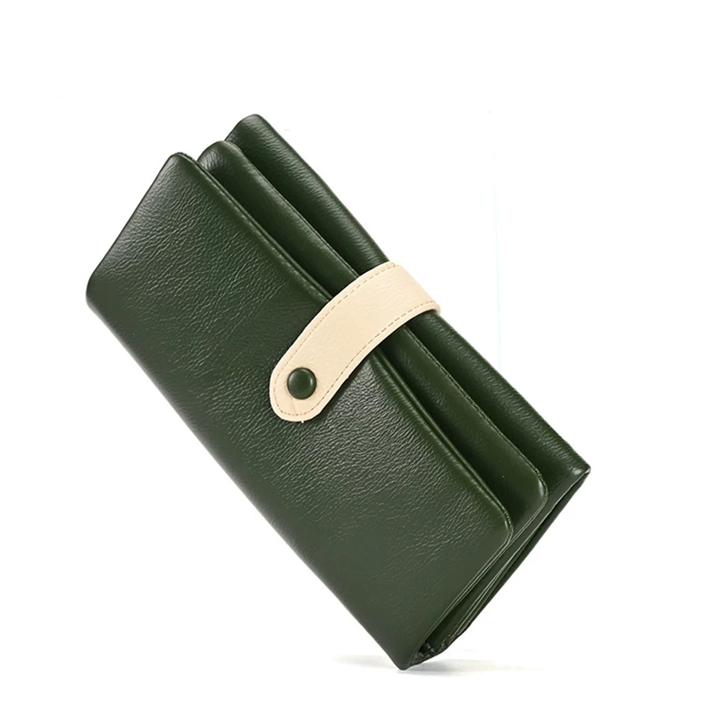 New Fashion Versatile Soft Leather Multi Functional Large Capacity Wallet For Men and Women Long Large Capacity Wallet