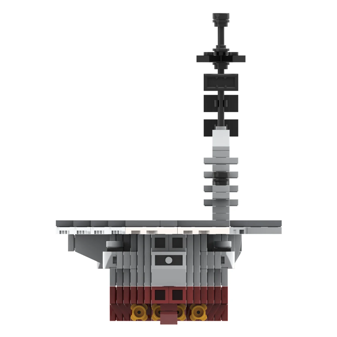 Авторизованный конструктор MOC 1085 шт./компл. USS Lexington строительные блоки для