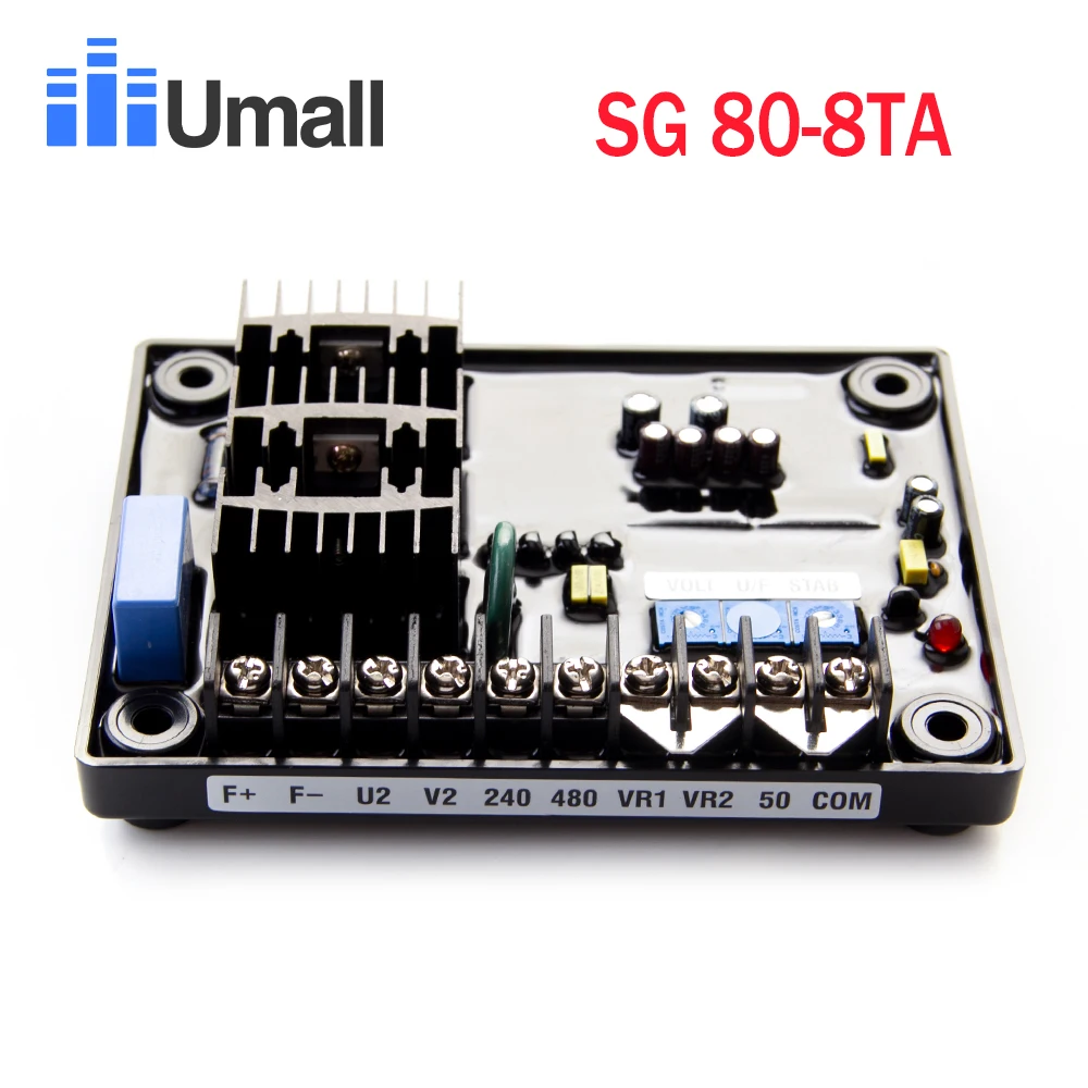 

SG80-8TA AVR автоматический регулятор напряжения Плата регулятора AVR для дизельного генератора