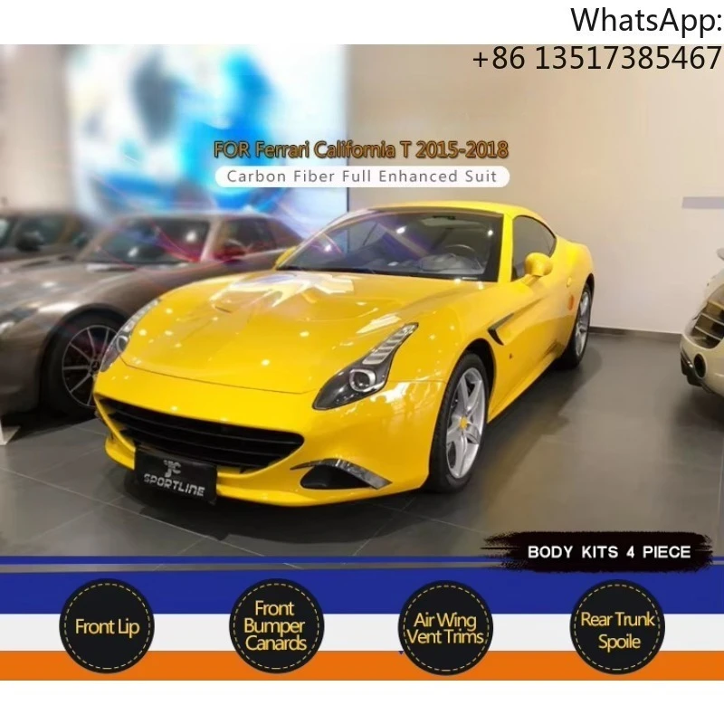 Фото Высококачественный карбоновый обвес для Ferrari California T 2015-2018 №2