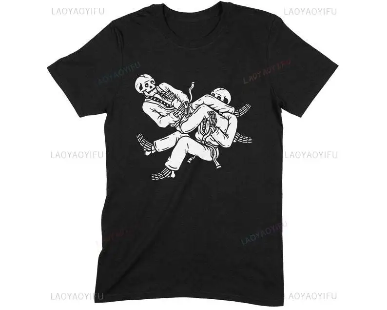 Бразильское джиу-джитсу скелет рука бар ММА BJJ незаменимые графические футболки