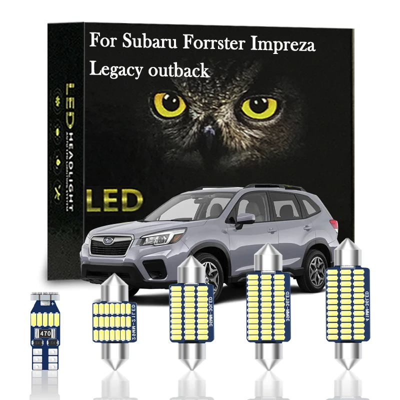 

Светодиодный внутренний светильник для Subaru Forester SH Impreza WRX STI Legacy Outback XV Crosstrek Baja BRZ Justy Loyale SVX Tribeca