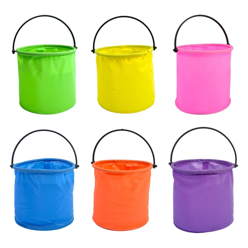 

Watering Bucket Beach Play Bucket Toy Outdoor Bright Color Children Activity Toy