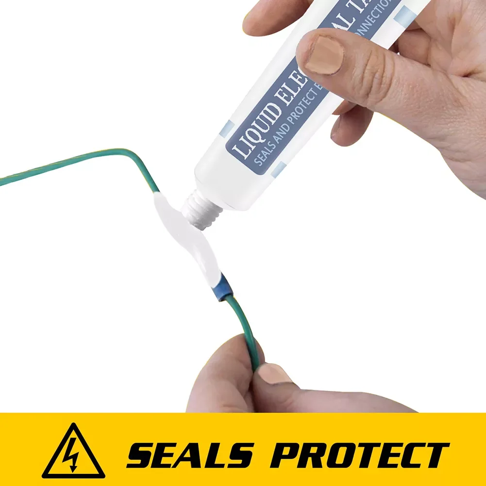 

Liquid Insulating Tape Waterproof Electrical Wire Cable Insulation Glue Seal Temperature Resistant Repair Paste