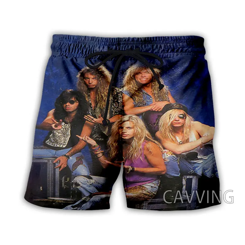

CAVVING 3D Printed Danger Danger Rock Summer Beach Shorts Streetwear Quick Dry Casual Shorts Sweat Shorts for Women/men
