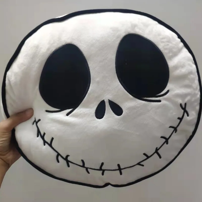

38cm Halloween The Nightmare Before Christmas Jack Skellington Skeleton Pillow Stuffed Soft Cushion Toys for Girl Birthday Gift