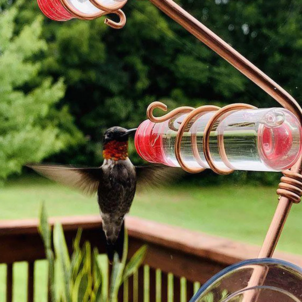 

2023 товары для домашних животных многоразовая Кормушка Для колибри в современном стиле ручной работы подвесная портативная оконная присоска Милая кормушка 1 комплект