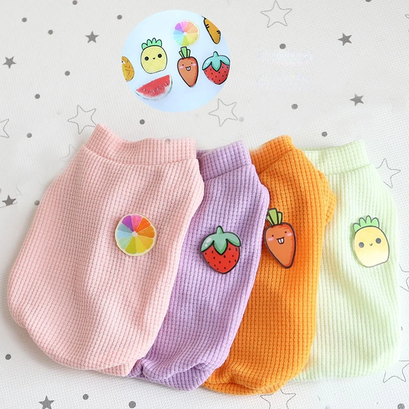 

New summer dog breathable thin pet clothes teddy bear small dog clothes