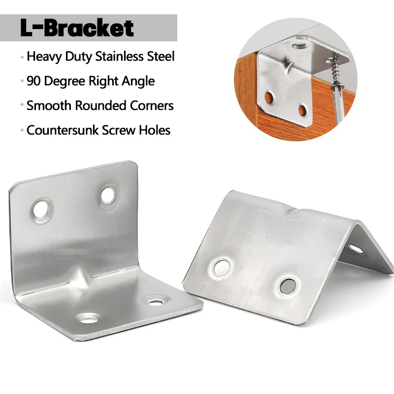 Угловой кронштейн из нержавеющей стали