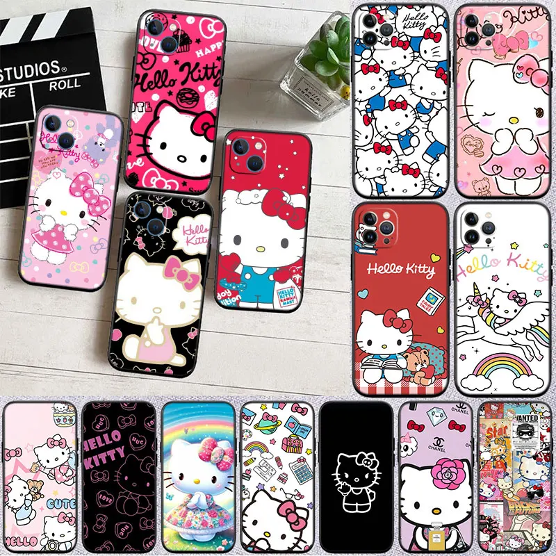 Чехол Hello kitty для телефона Samsung Galaxy A03 A11 M21 M30 M30S M31 J5 J6 J7 J8 Plus Prime Core Pro Quantum 2