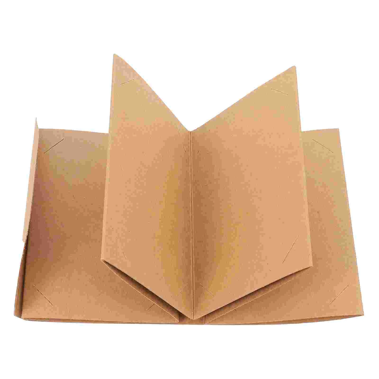 

Photo Album Foldable Collection Travel Book Folding Convenient Holder Storage Anniversary Graduation Picture Display Kraft Paper