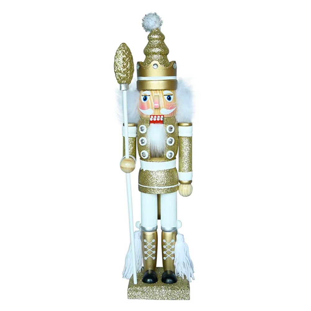 

Nutcracker Christmas Nutcrackerswood Wooden Desktop Decor Ornaments Craft Decorations Gingerbread Man Figures Puppet Soldier