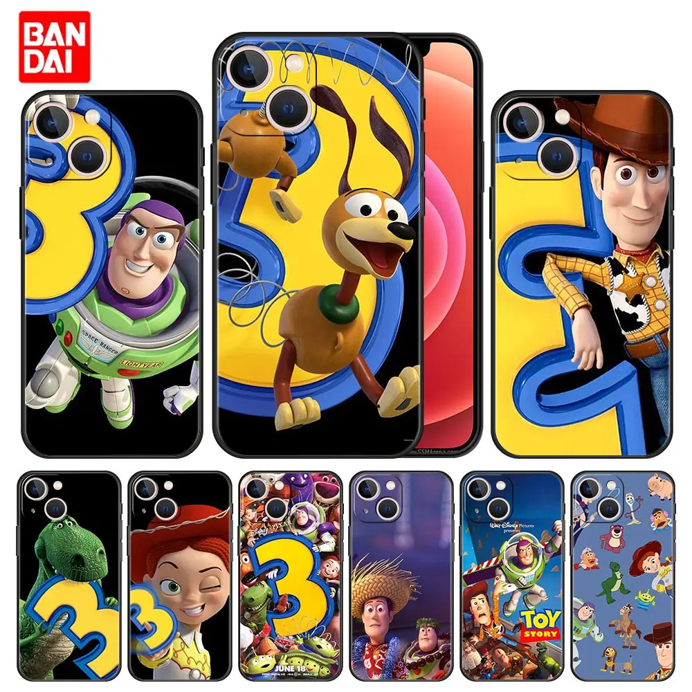 

Cover Case for iPhone 11 12 13 Pro Max SE 2020 11pro 12pro 13pro Mini Full Japan Style Coque Cell Soft Phone Cartoon Toy Story