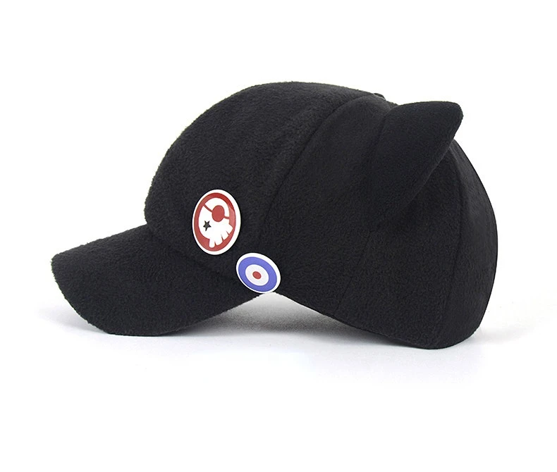 

EVA Shikinami Asuka Fleece Cap, Cat-eared Hat, Baseball Cap, Cosplay Accessories Hats