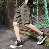 mrmt 2022 brand summer mens five point pants thin loose casual multi bag short pants for male beach pants