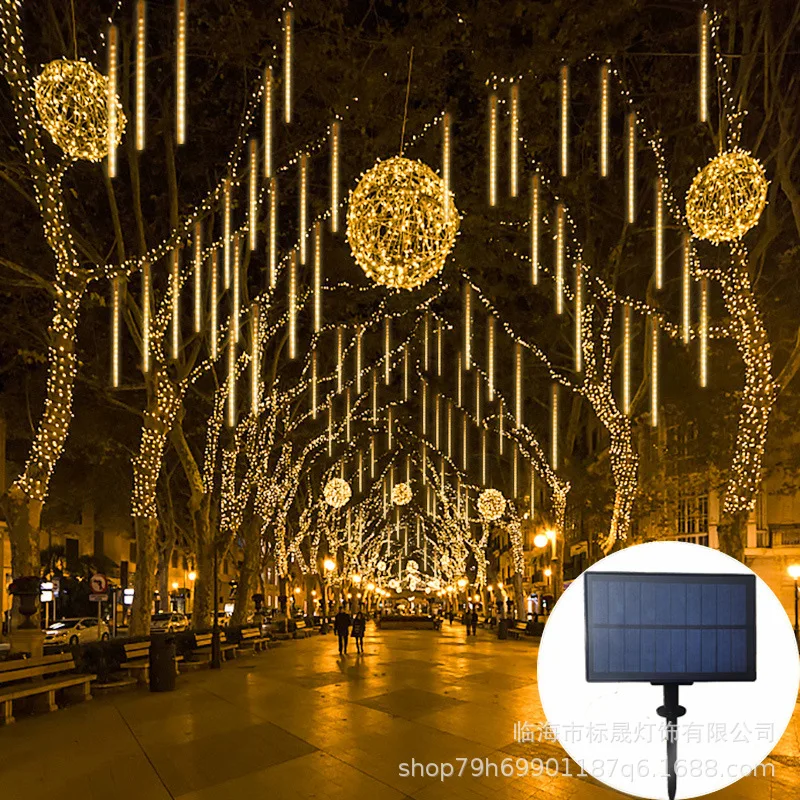 

Meteor shower light string LED tree light courtyard street color light lighting decorative light outdoor waterproof water lamp