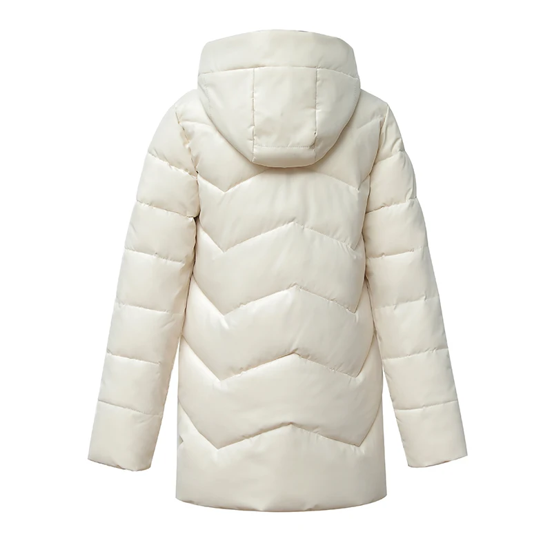 2023 New Winter Jacket Women's Parkas Hooded Overcoat Casual Long Coat Cotton Padded Parka Warm Female Jackets Outwear