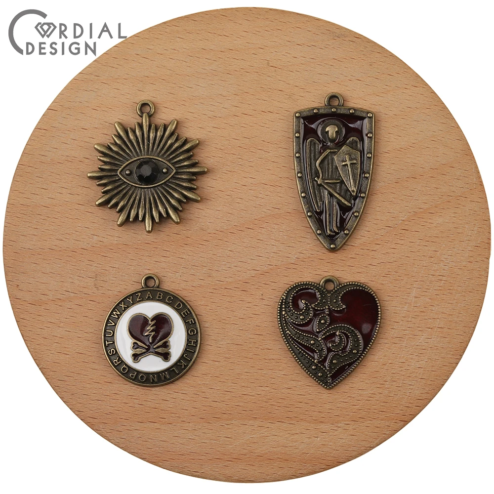 

Аксессуары для ювелирных изделий Cordial Design 100 шт./Подвески «сделай сам»/различные формы/подвеска из сплава/античное золото/фурнитура и компоненты для ювелирных изделий