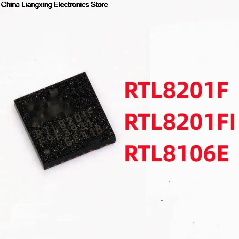

10Pcs 100% New RTL8201F RTL8201F-VB-CG RTL8201F RTL8201FI-VC-CG 8201FI RTL8106E-CG 8106E QFN32 Brand new original chips ic