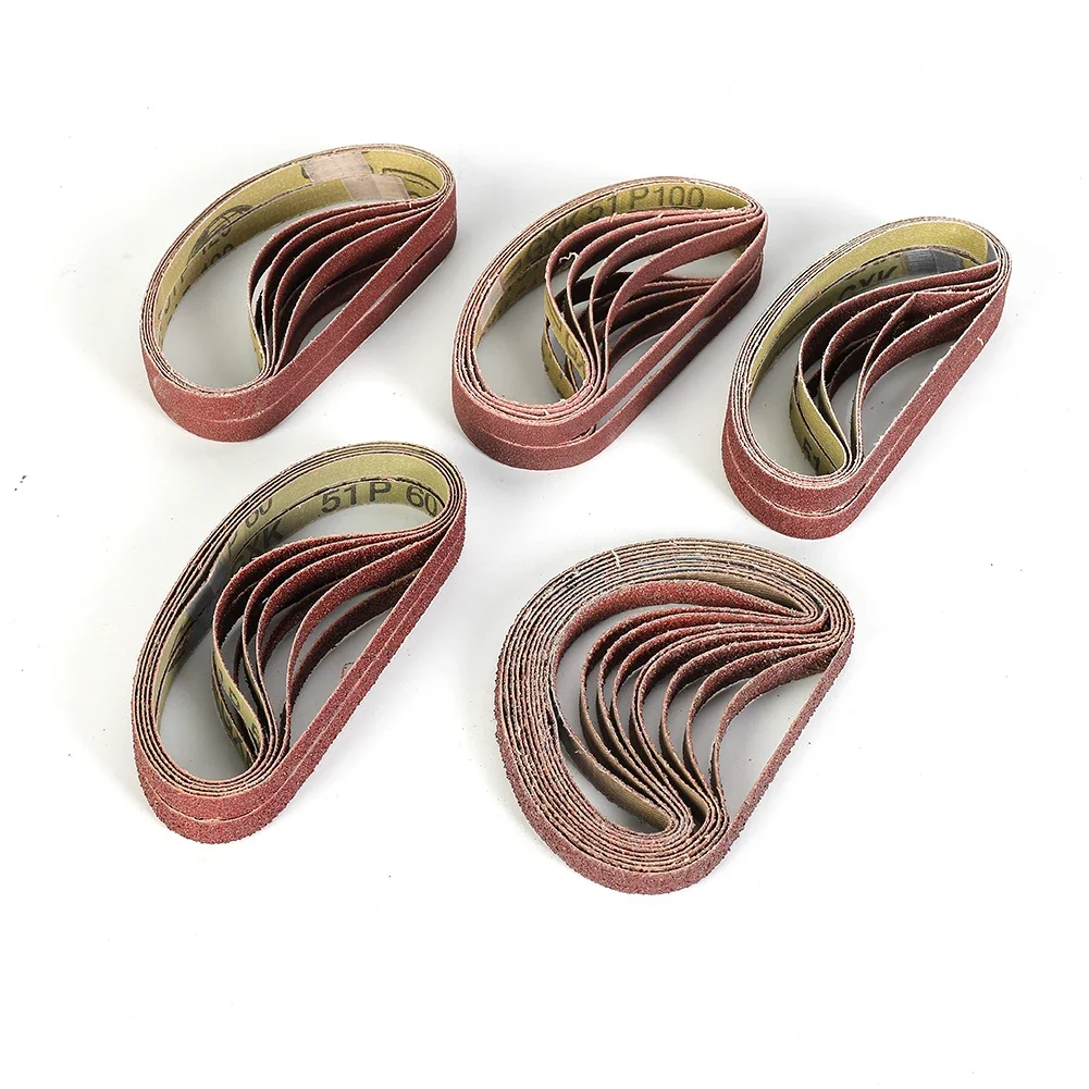 50 шт./компл. 330*10 мм шлифовальные ленты абразивные для ленточного шлифовального