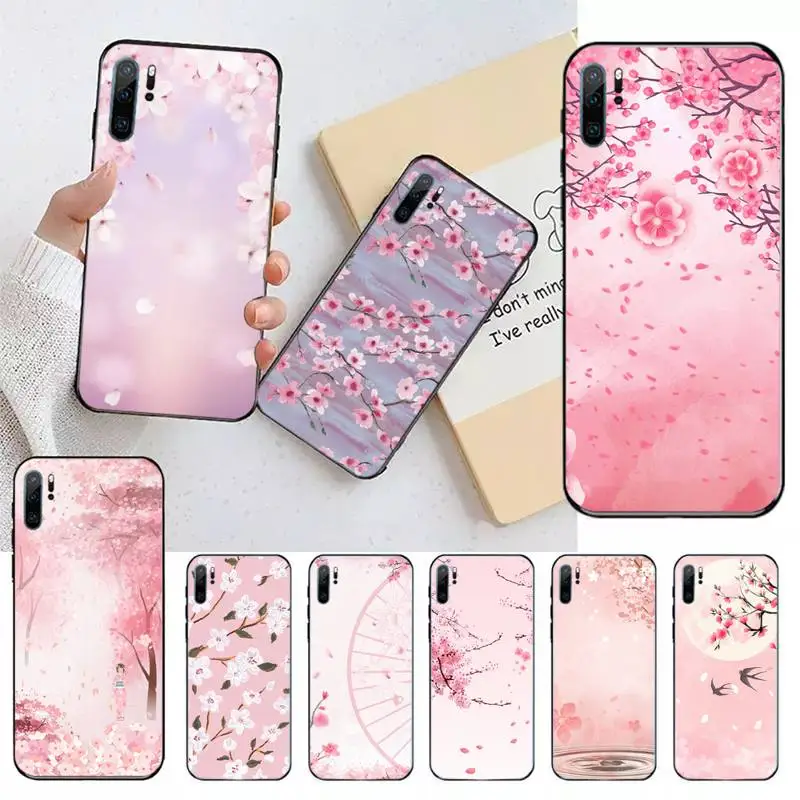 

Cherry Blossom Sakura flower bud Phone Case For Huawei honor Mate 30 40 50 20 8 70 5 9 10 Pro P x i s y Lite nova
