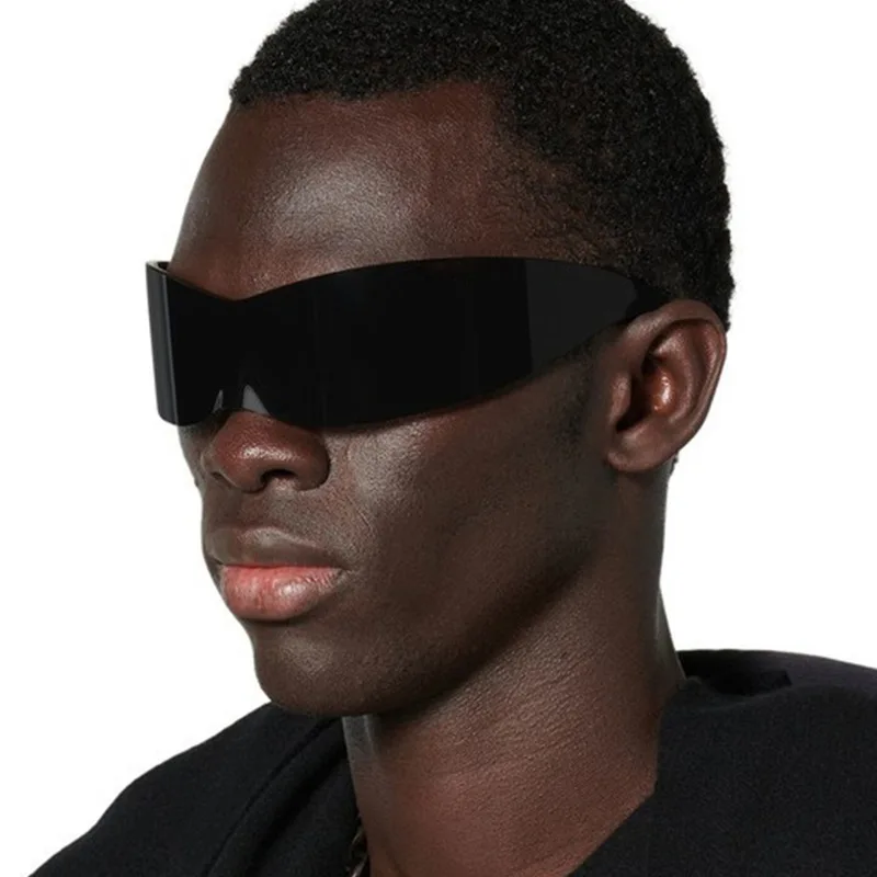 Изогнутые индивидуальные очки забавные футуристические солнцезащитные Monob