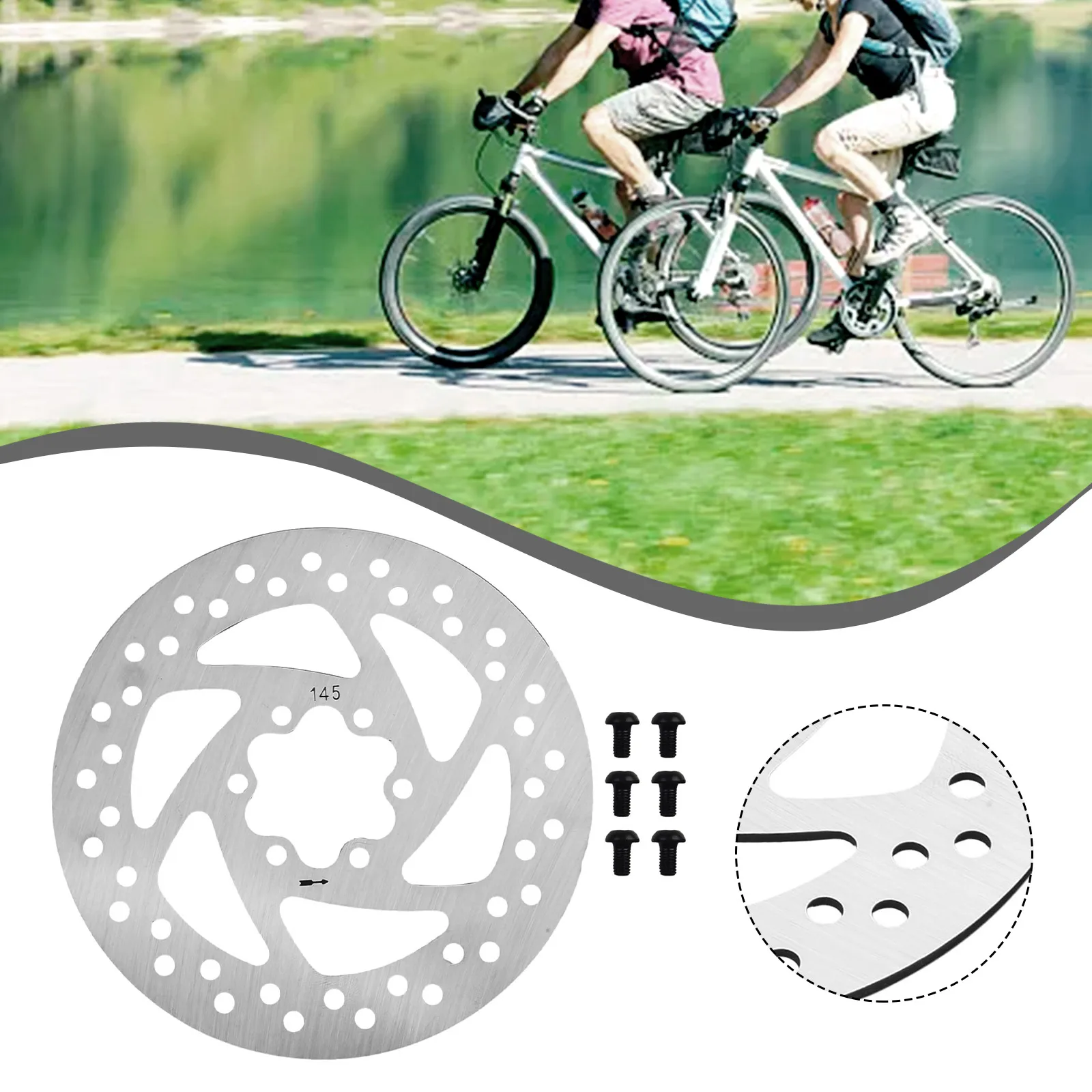 Новый практичный сменный велосипедный дисковый тормоз 145 мм MTB уличные скутеры