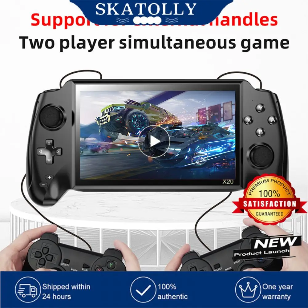 

Nostalgia Retro Two-player Game Game Console Game Machine Handheld Handheld 8 Simulators Large Screen Hd 5.5 Inch