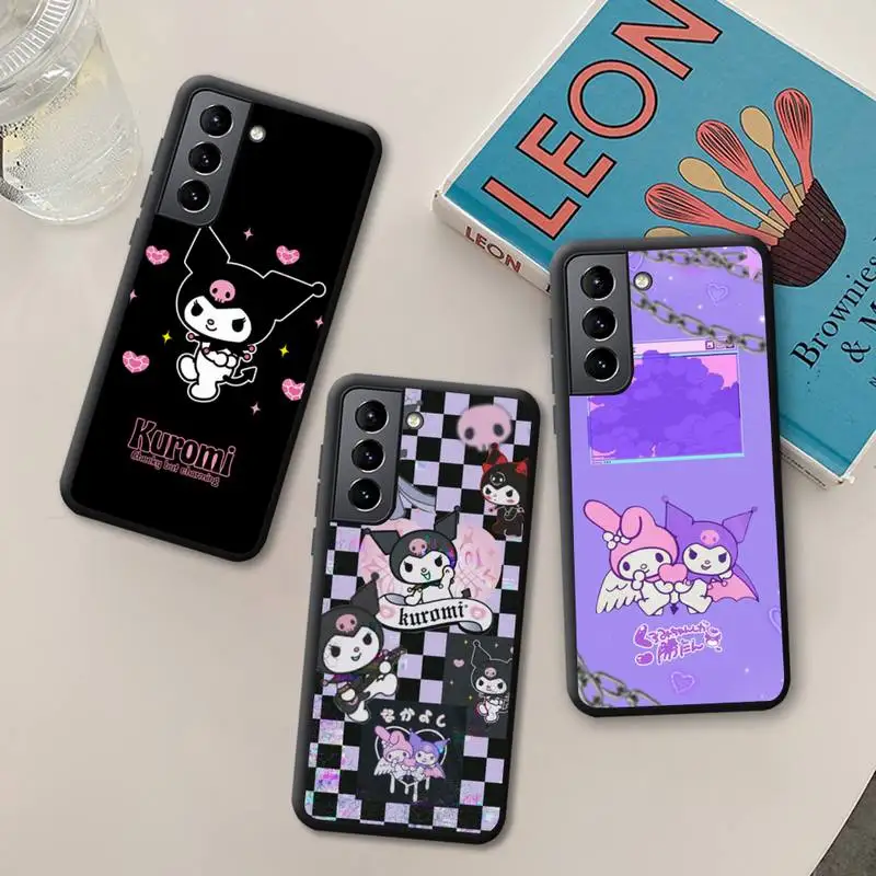 

Cute Kuromis Phone Case Silicone Soft for Samsung Galaxy S21 Ultra S20 FE M11 S8 S9 Plus S10 5G lite 2020