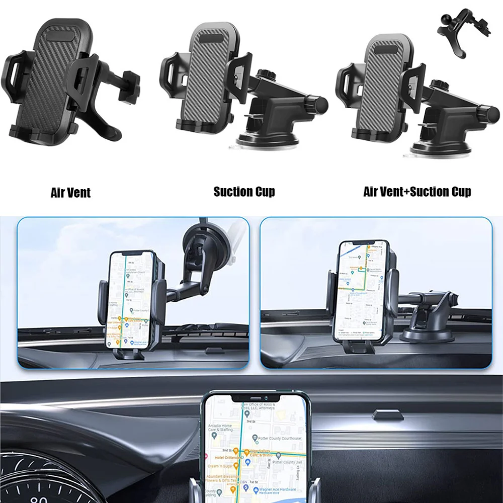 

Smart Phone Mount Mobile Support Ventilation Grille Foldable for Car Phone Holder GPS for Car IPhone 13 12 Mini 11 Universal Car