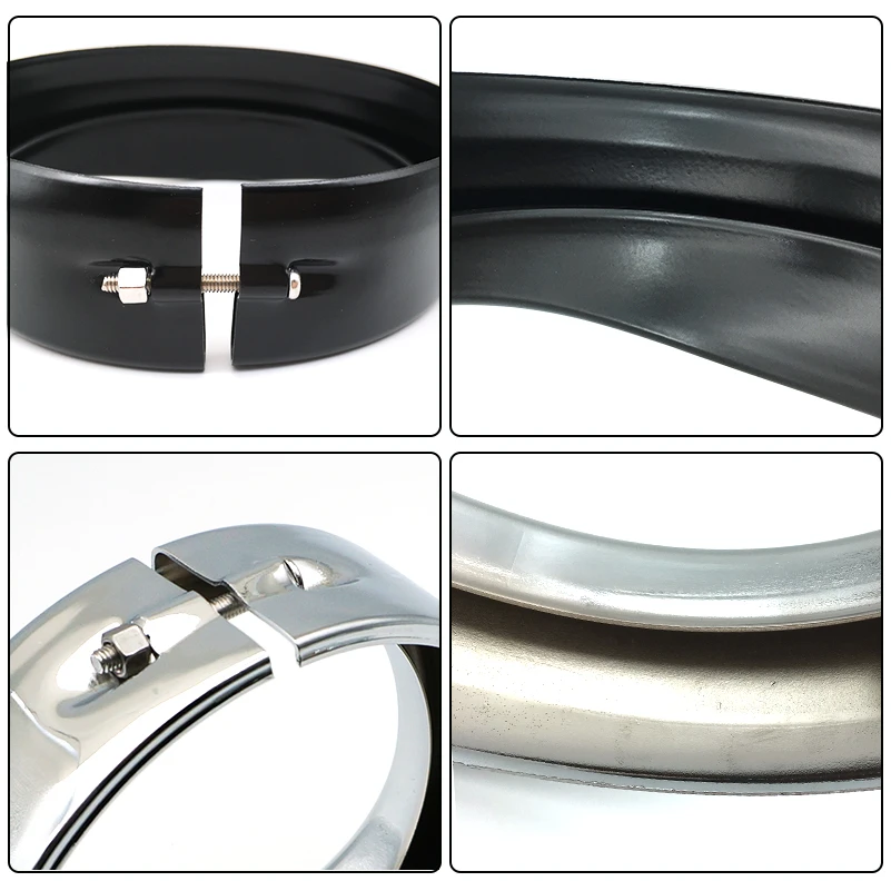 Motorcycle accessories 5.75 inch LED Headlight Trim Ring 69735-05 5 3/4&quot Headlamp Visor for motorcycle sportster 883 |