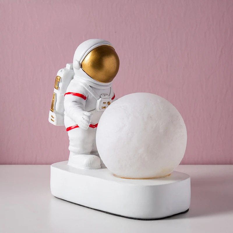 

Cute Astronaut Nordic Living Room Desktop Decoration Night Light Room Bedroom Accessories Children's Toys Christmas Gifts