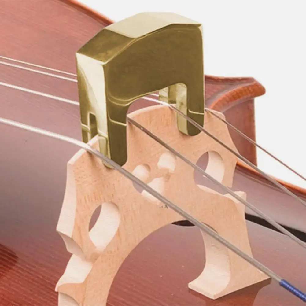 Новый 2-зубчатый металлический глушитель немая виолончель практика немой