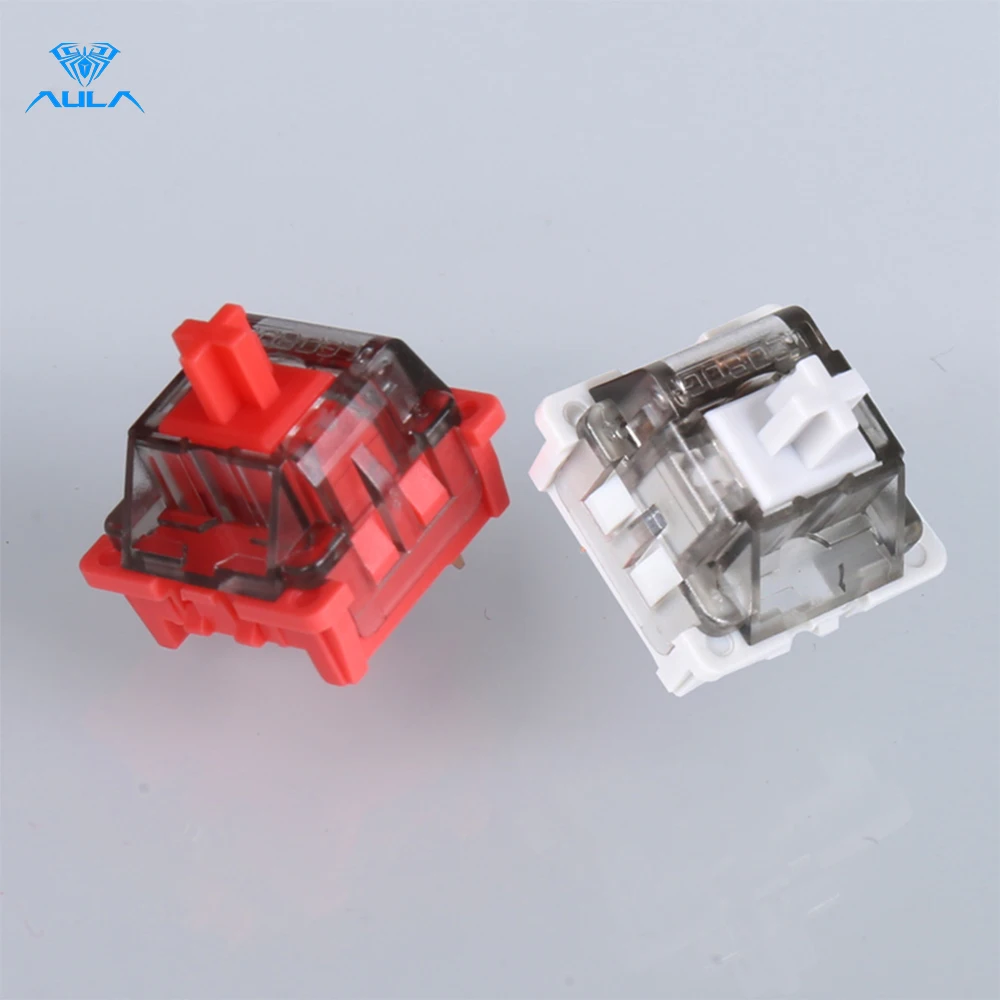 

AULA Mechanical Flexible Linear Shaft Goji Shaft Ash Wood Shaft, DIY, RGB, LED, SMD, MX Switch Compatible with Hot Swap Keyboard