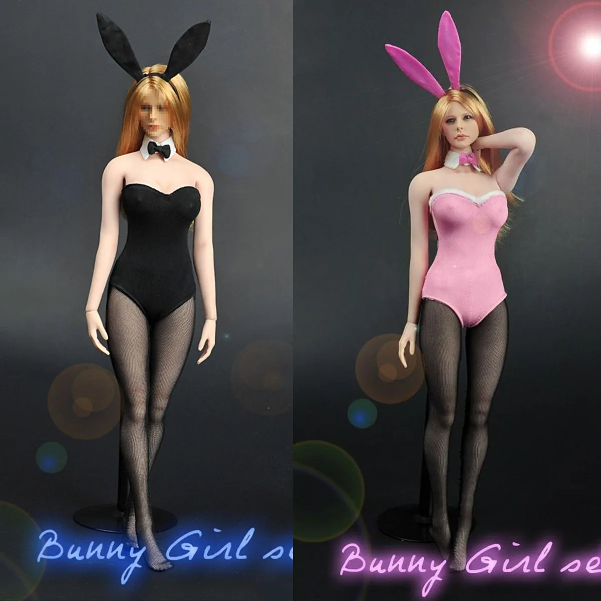 

ZY Toys ZY15-28 1/6 Female Bunny Clothes Girl Tight Underwear Stockings Set Fit 12" Action Figure Body for Hobby Collection