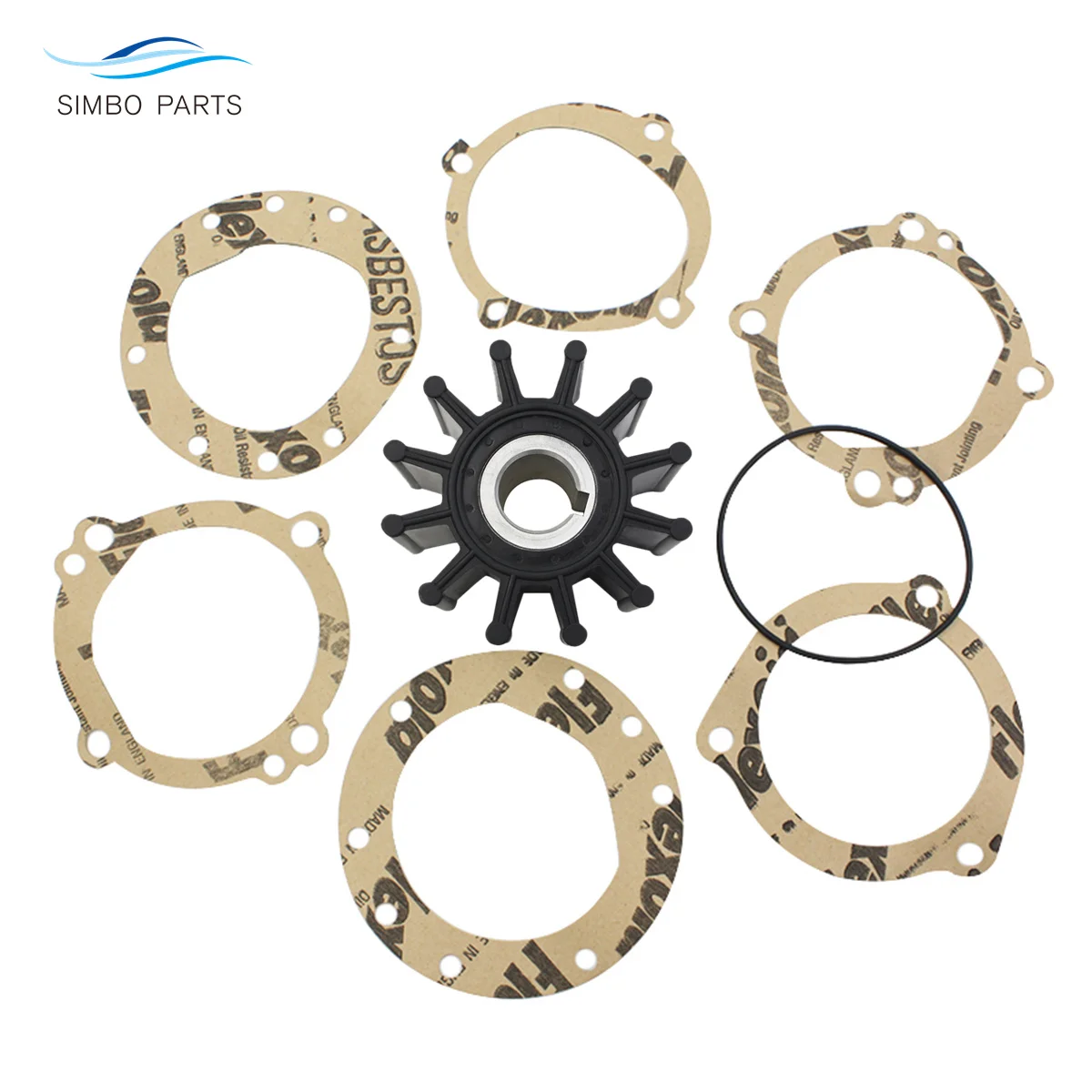 

Крыльчатка водяного насоса для Jabsco 18948-0001 JMP 7300-01 CEF 500120